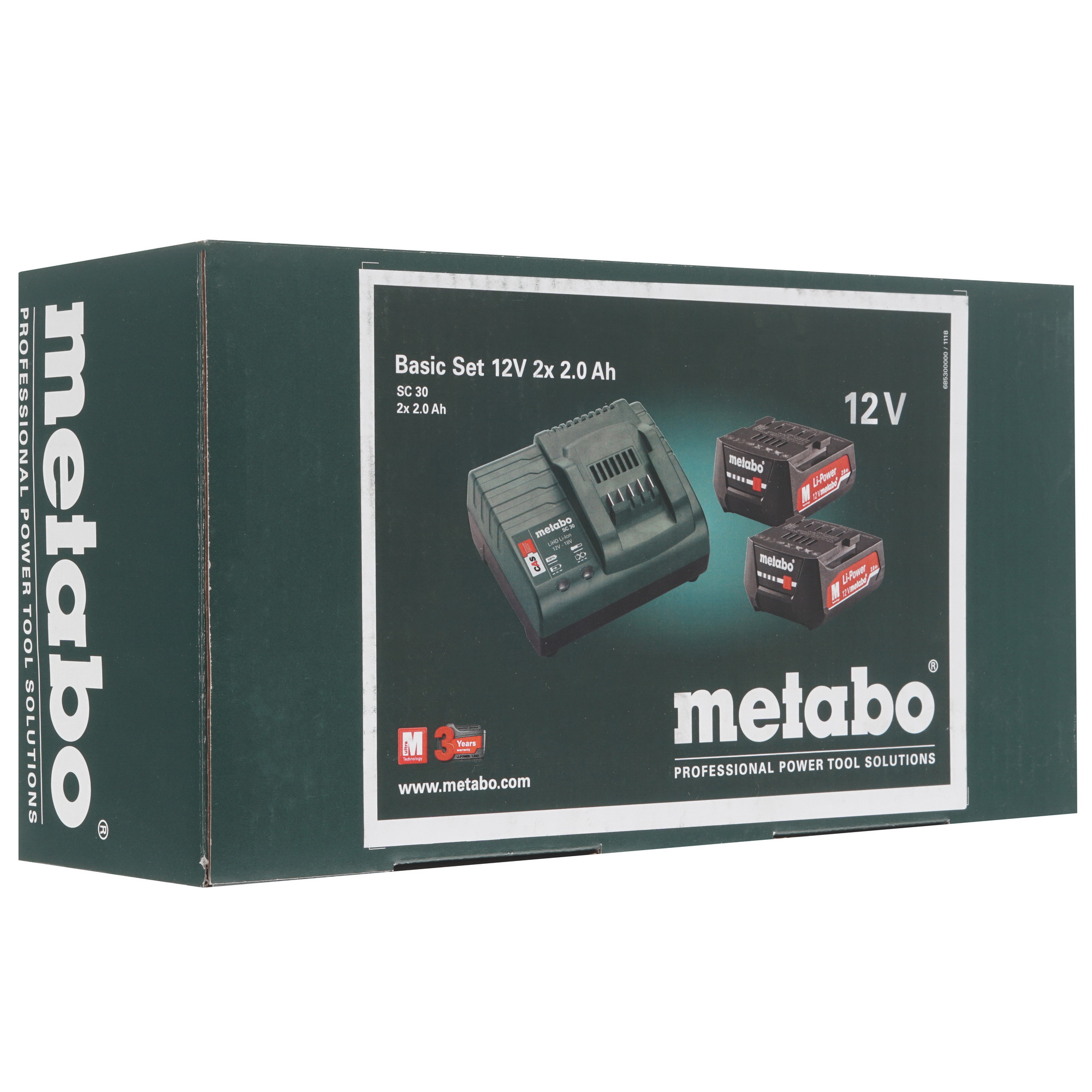 Набор аккумуляторов с зарядным устройством Metabo Basic-Set 12V 685300000 10.8/12V 8154358 STDN-0054116 - Вид №9
