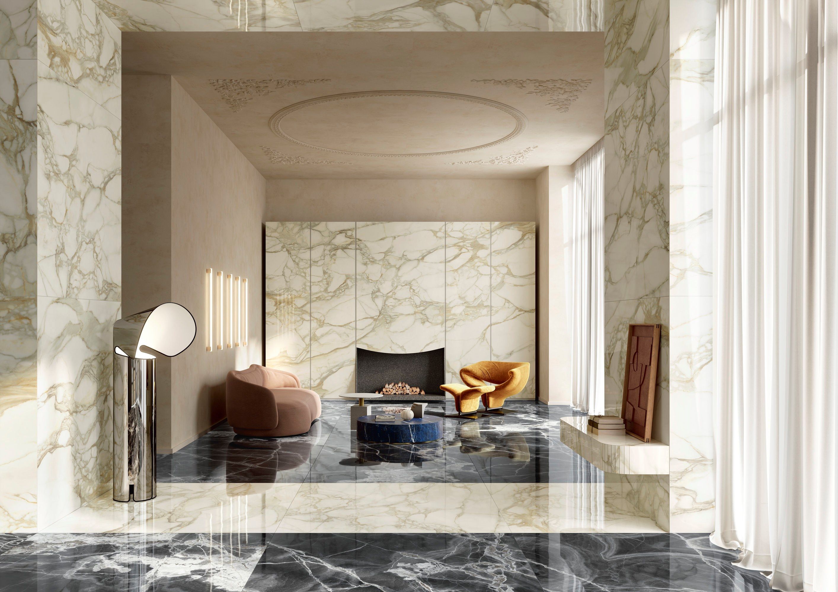 Пол / керамогранит с мраморным эффектом Fiandre Marmi Maximum ARCH-00053978 - Вид №1