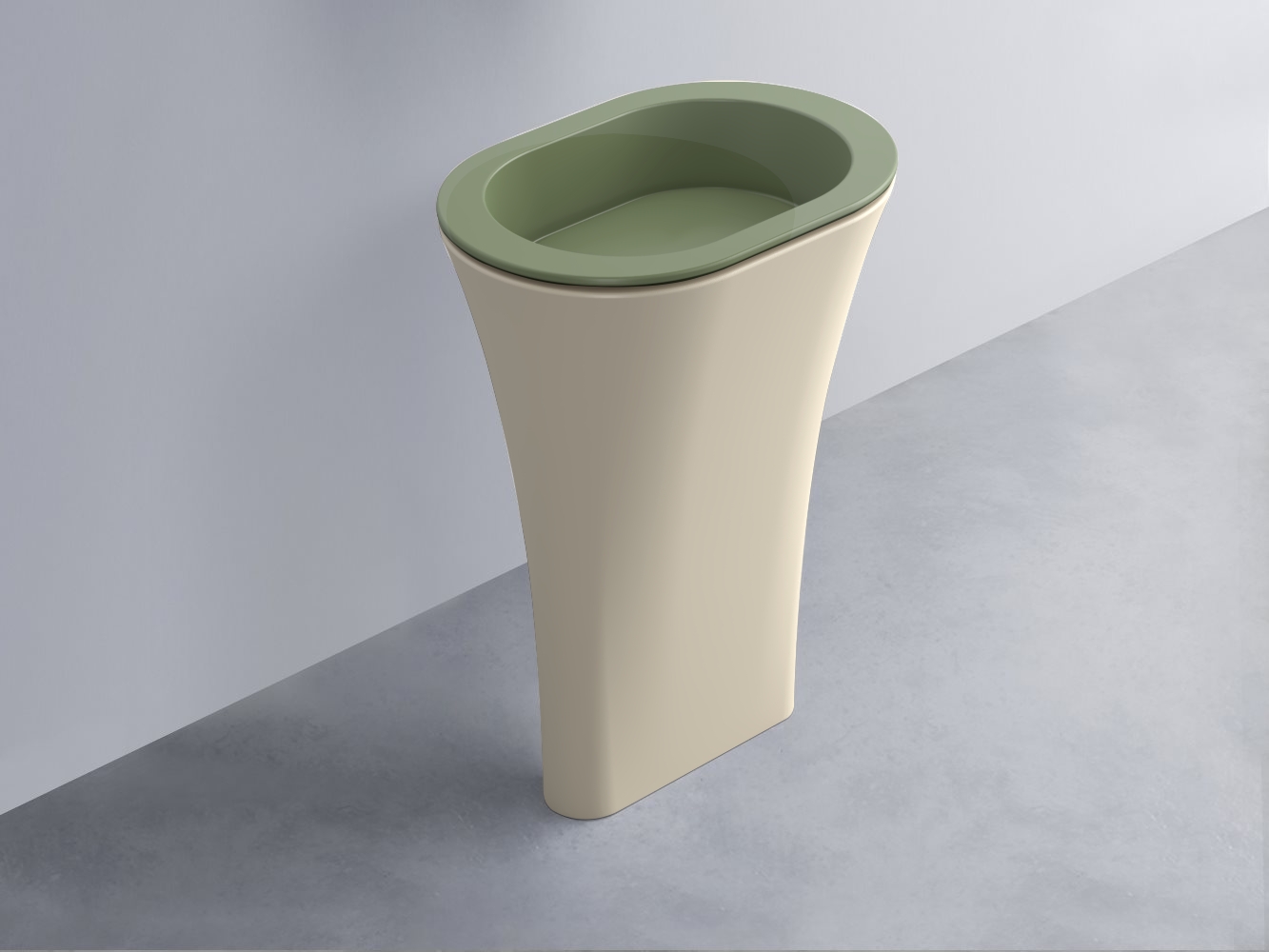 AMLA65-AG+AMPILO-AG+AMCOLO-LN Раковина Amedeo Ovale отдельностоящая cielo Enjoy + Amedeo Ceramica Cielo