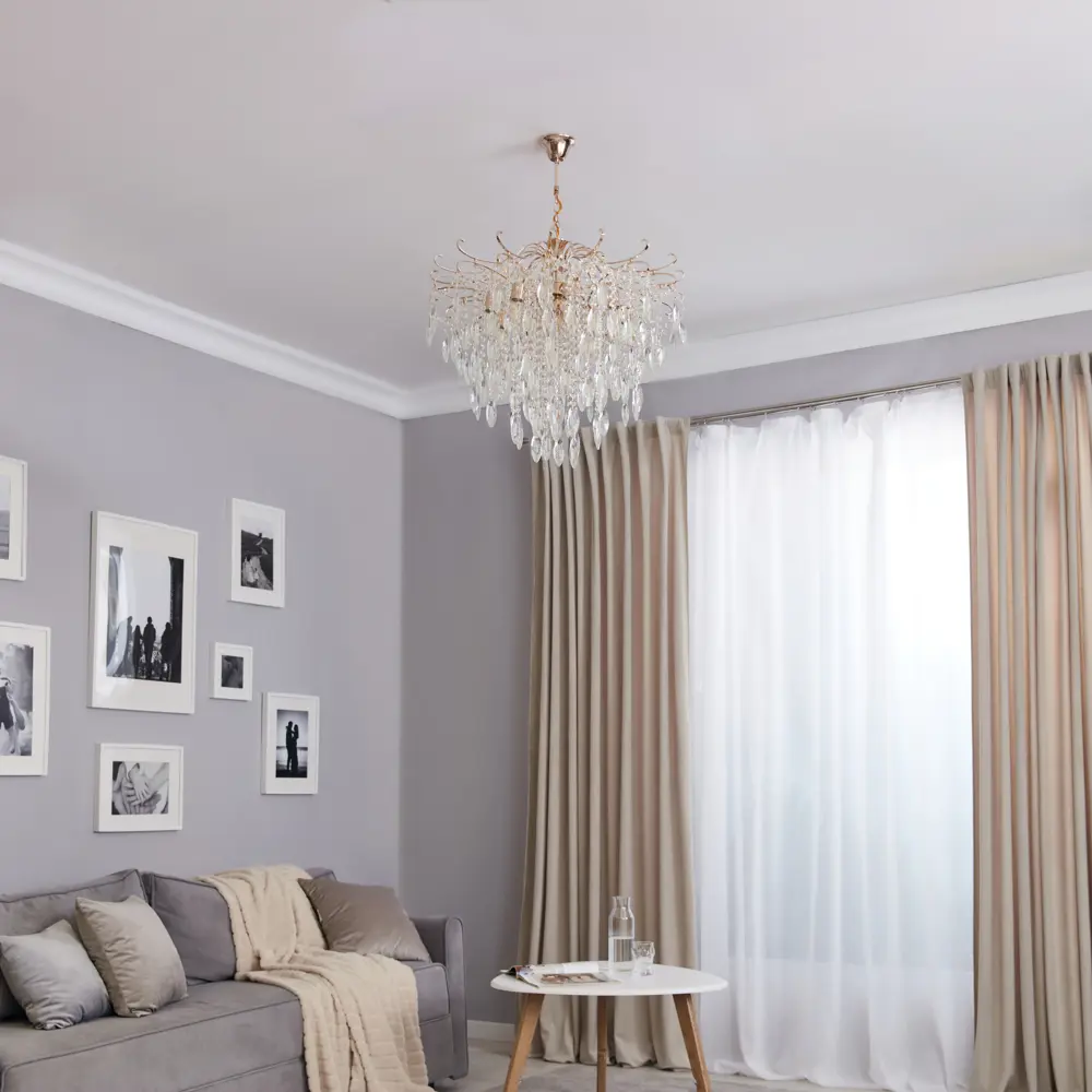 Люстра каскадная потолочная De City Бриз 8 ламп 24 м² E27 220 V STLM-2023475 - Вид №11