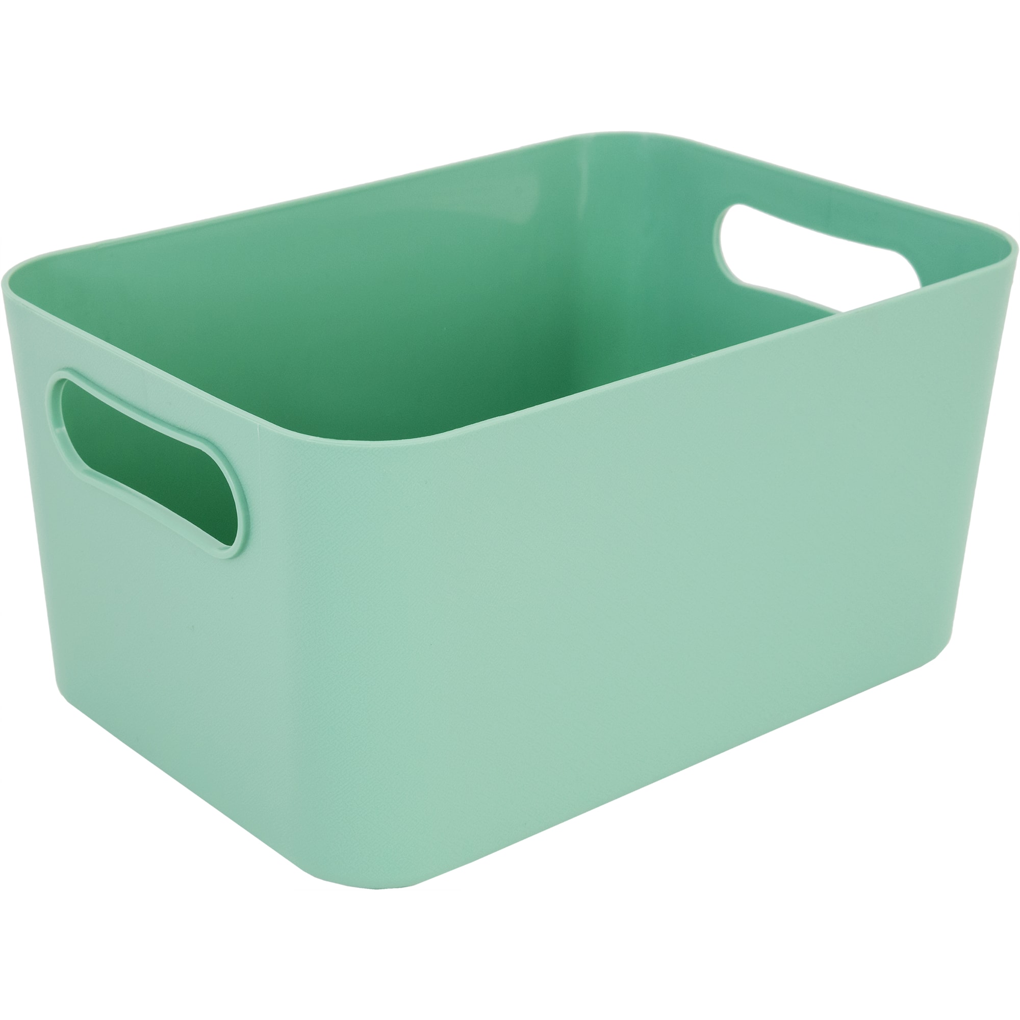 82999617 Корзина для хранения 230x155x120 мм, 3.4 л, полипропилен, цвет зелёный Santreyd 
