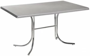 2566 Стол Rozana 120*80 серебро R-HOME