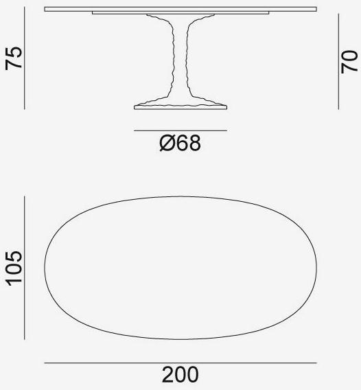 Gervasoni Овальный стол Next / spin sun-id-1493827 - Вид №5
