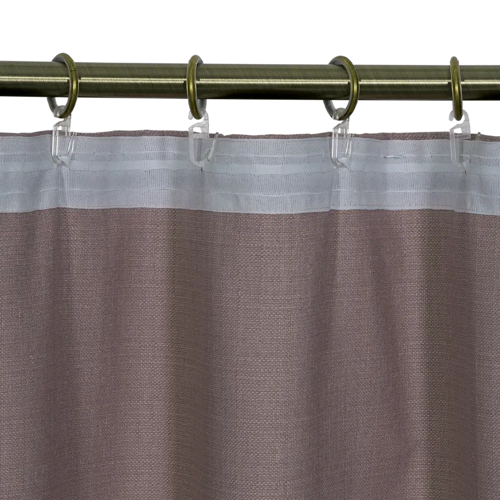 Штора на ленте «Лён», 200х300 см, цвет розовый AMORE MIO STLM-2178390 - Вид №4