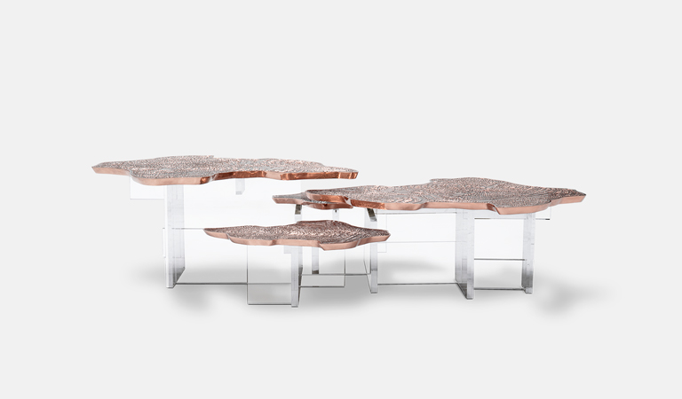 0-319 Медный центральный стол Monet  Boca Do Lobo  - Вид №15