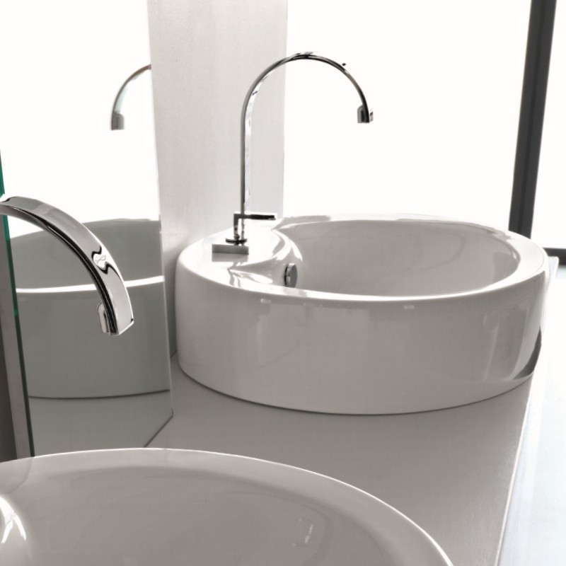 19013 Накладная раковина на столешницу  овальная Ceramica Hidra  - Вид №4