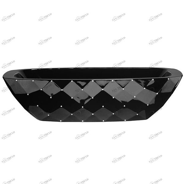 Ванна отдельностоящая Diamond MADE WITH STRASS Black Aquamass DIAMONDBLACK