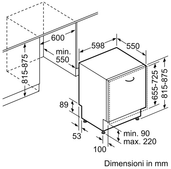 Siemens Встраиваемая посудомоечная машина класса +++ Iq700 Sn878d26pe  - Вид №6