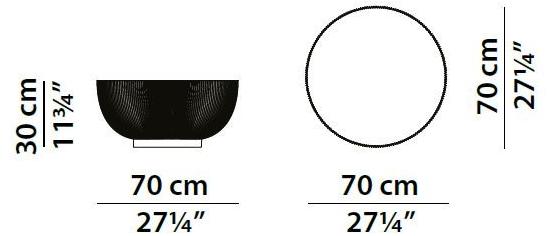 BAXTER Круглый журнальный столик из бетона sun-id-1479504 - Вид №14