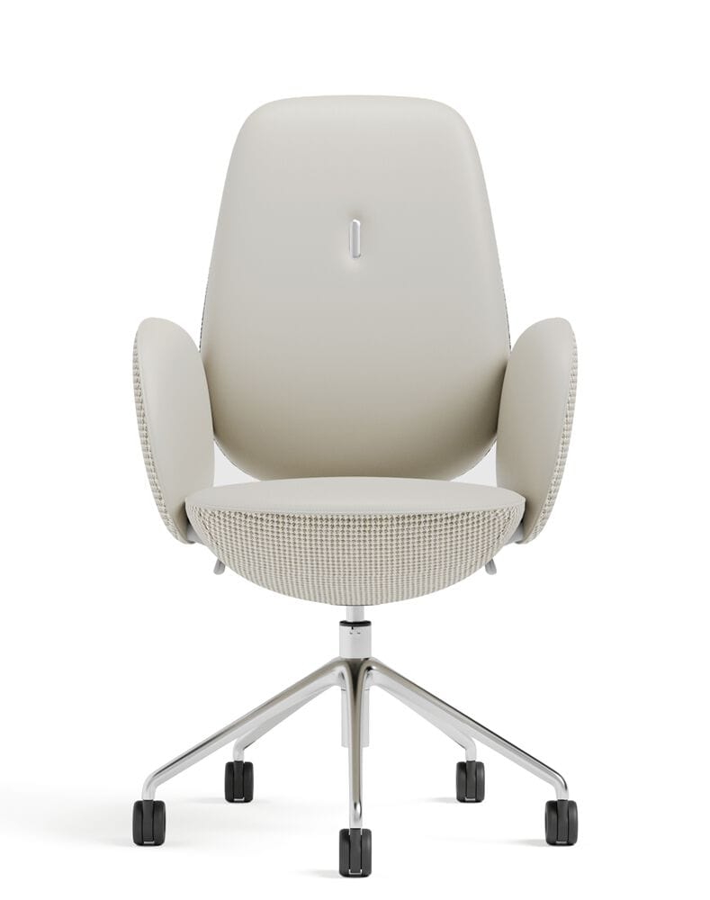 Регулируемое по высоте офисное кресло с откидывающейся спинкой из ткани с подлокотниками WORKSPACE CLOUD ARCH-00003994