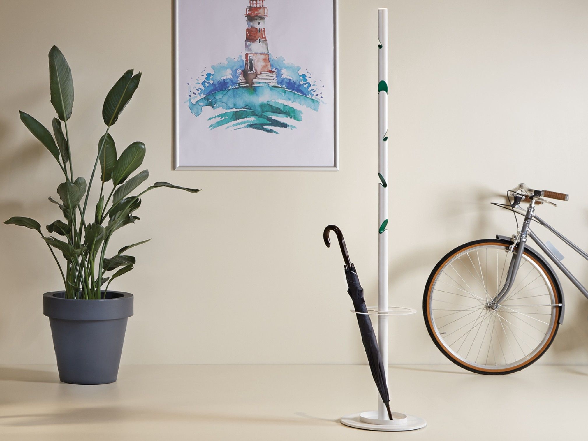 Металлическая напольная вешалка с зонтиком Made Design Падуя ARCH-00076922