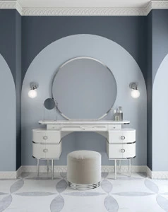 ZELWH Мебель для нанесения макияжа Zelda White