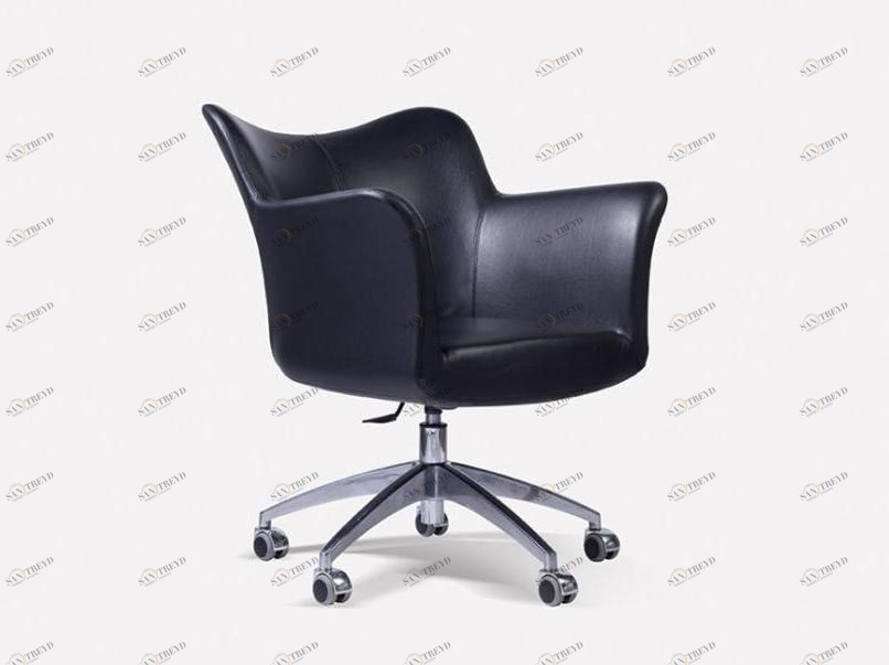 MORADA Вращающееся кресло с кожаной обивкой и подлокотниками Jenn Jenn dskc