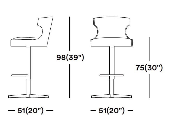 Стул из массива дерева с мягкой спинкой Tirolo Xie ARCH-00024038 - Вид №2