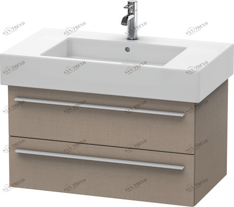 XL635207575 Тумбочка подвесная X-Large #XL6352 800 x 468 мм Лен, декор Duravit