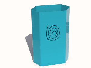 Наружные металлические стойки для мусора