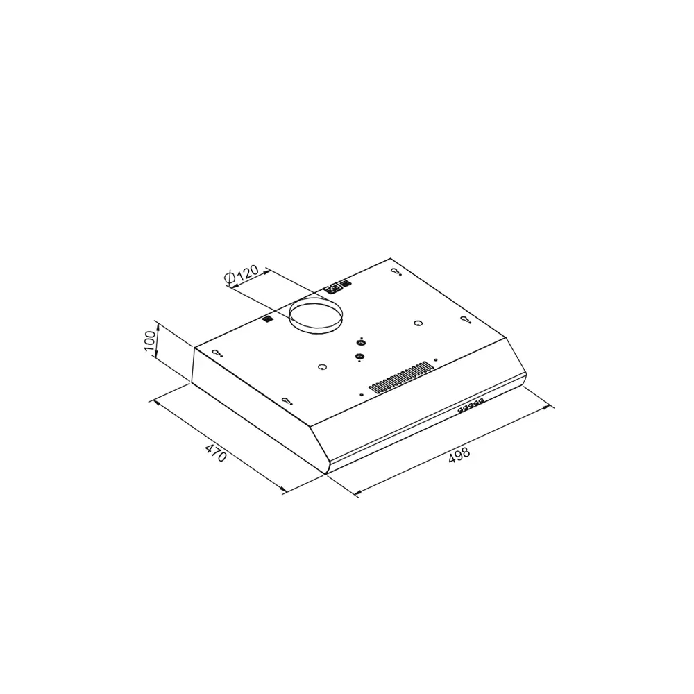 ORE Oliver 50 — компактная настенная вытяжка для малогабаритных кухонь 18578599 STLM-0011491 - Вид №10