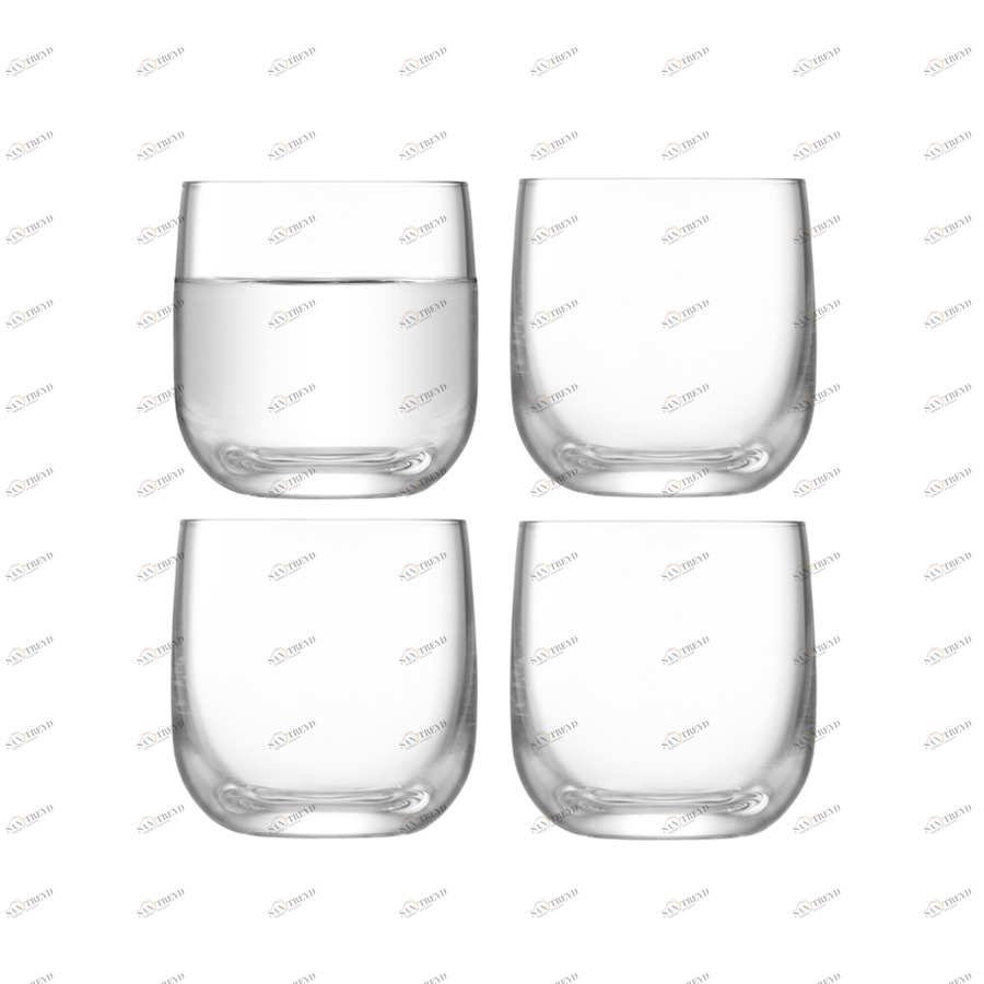 Набор из 4 стопок borough 75 мл LSA INTERNATIONAL ДИЗАЙНЕРСКИЕ 00-3894770 Прозрачный 