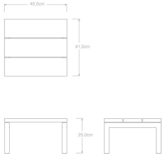 TRIBÙ Подставка для ног из тика Kos 04090 - Вид №5
