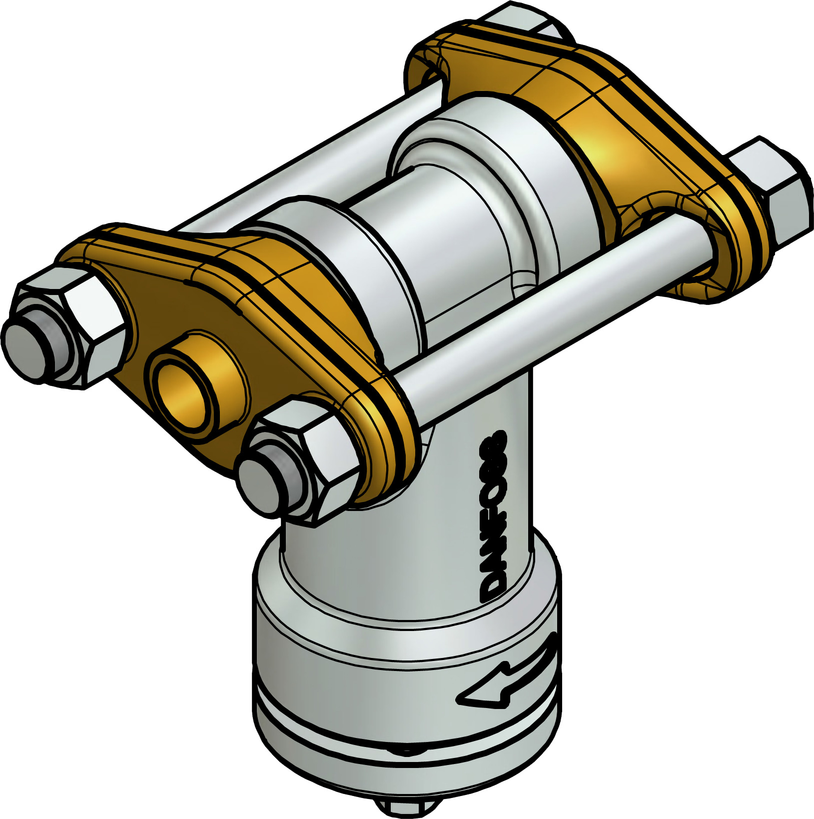 Danfoss FA — сетчатый фильтр с фланцевым присоединением FA 15 Фильтр 006-0042  - Вид №14