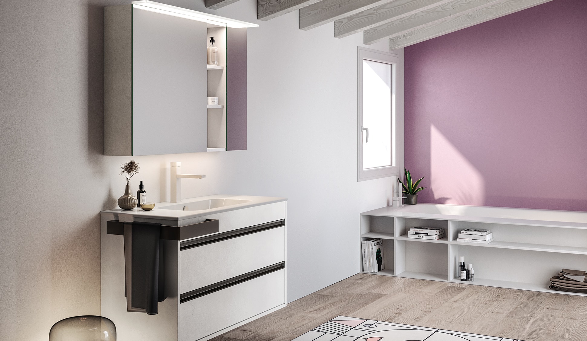 Smart.46 – 05 Mastella  Smart.46  Комплект мебели для ванной 