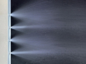 Хромированная латунная встраиваемая боковая насадка для душа