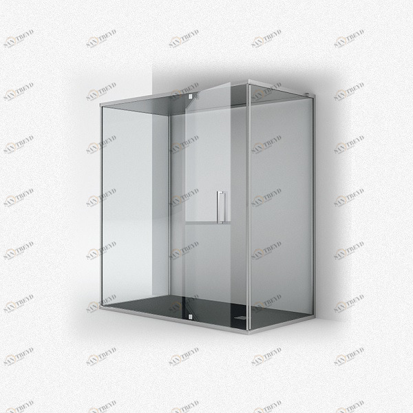 Ограждение для душа и турецкой бани Gemini 7 180х90 см 1GNW7S0 Gruppo Geromin