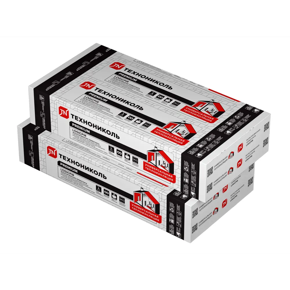 PIR плита 50 мм Технониколь Logicpir 600x1200 мм 0.72 м² STLM-2126648 - Вид №3