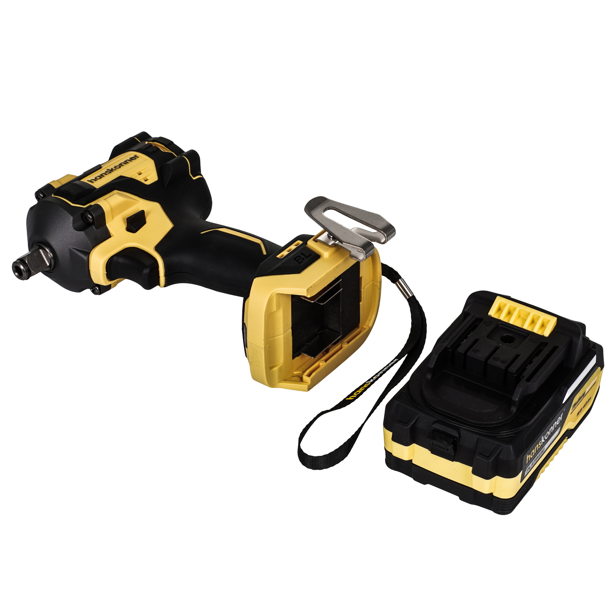 Гайковерт Hanskonner HCD20420BLC 1BatterySystem 18V 5452203 STDN-0145789 - Вид №5