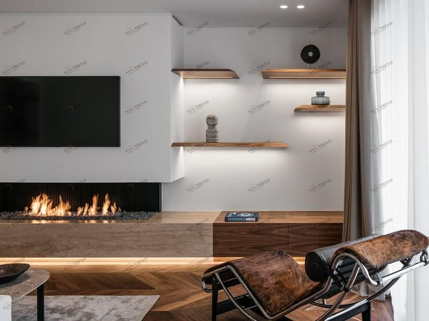 Metalfire Открытый угловой газовый камин Urban sun-id-1448909