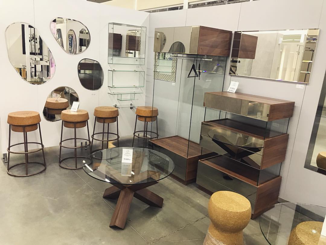 Комод коричневый со стеклянными стенками "Фрэнк-1" GRAUM ДИЗАЙНЕРСКИЕ 304010 Коричневый  - Вид №2