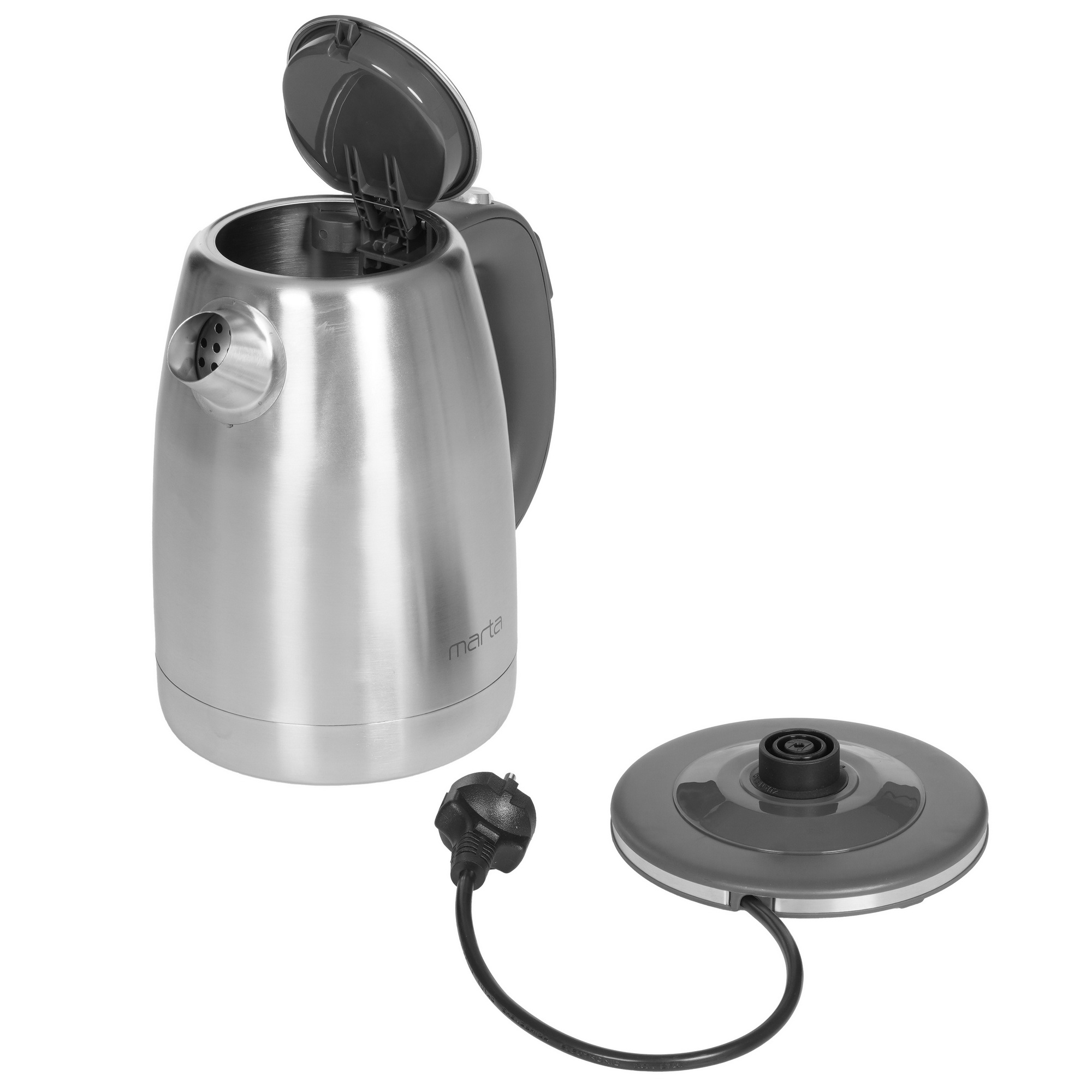 5350471 Электрочайник MARTA MT-4564 серый STDN-0111714 - Вид №4