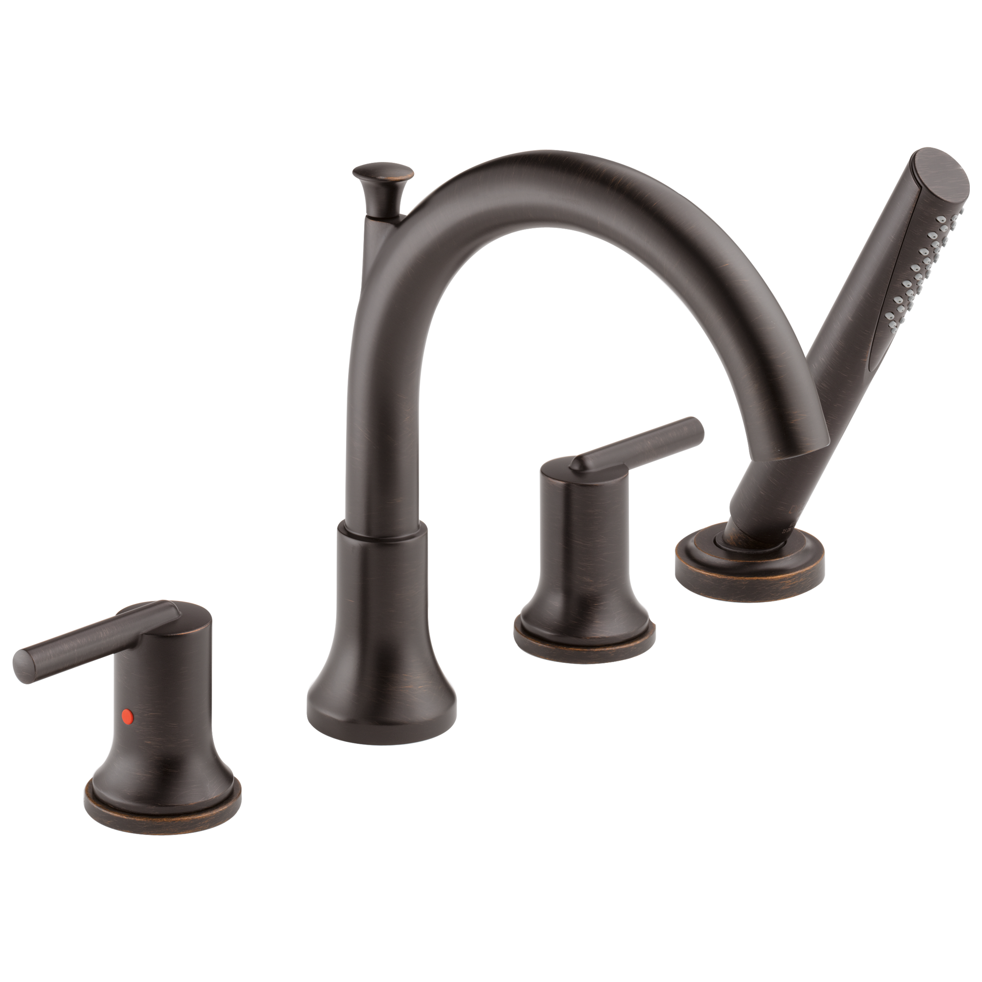 T4759-RB Римская ванна с ручным душем Delta Faucet Trinsic Венецианская бронза 