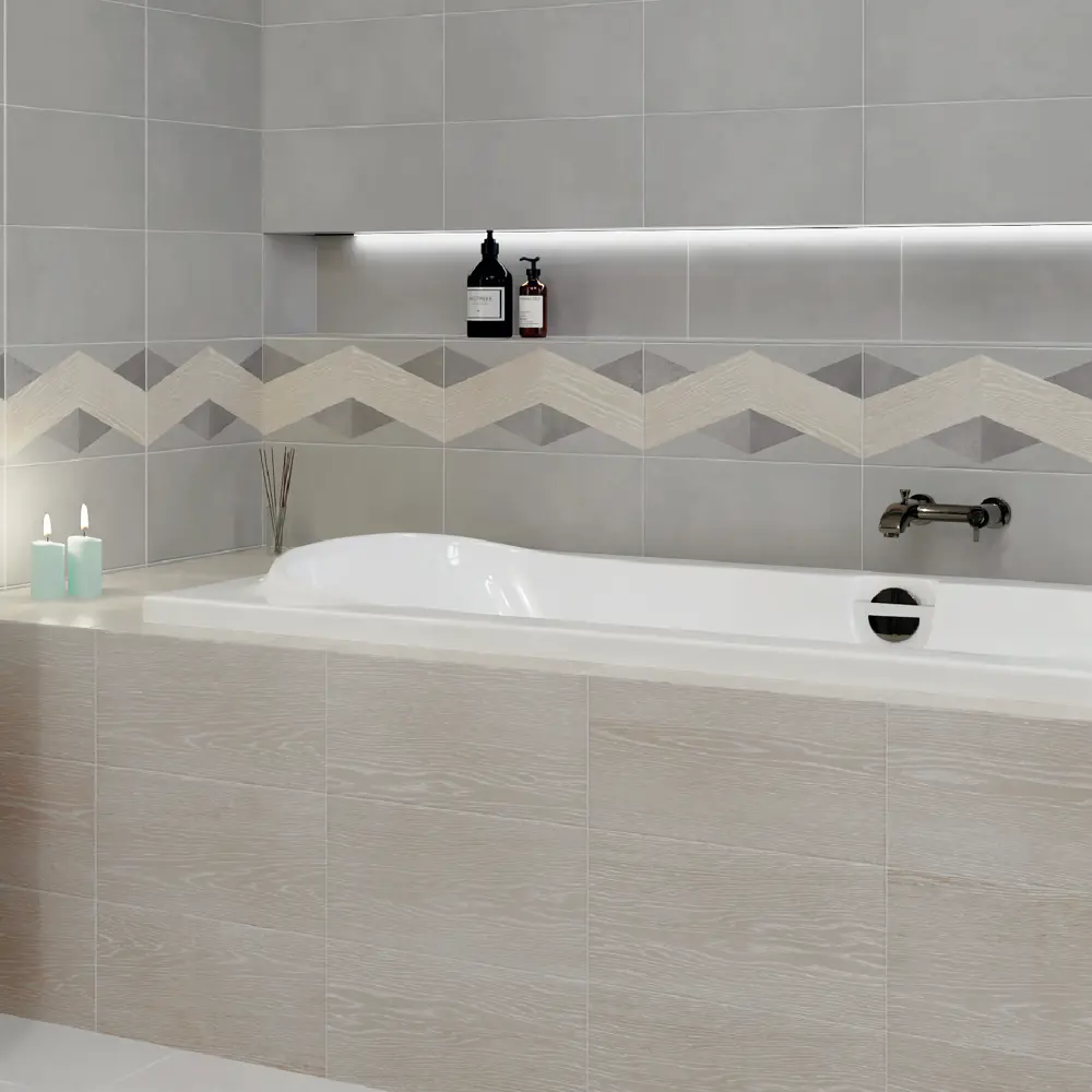 Плитка настенная Mersey Wood A0554D14101 20x40 см 1.6 м² матовая цвет бежевый 89352907 STLM-2055225 Santreyd