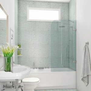 Шторка на ванну 60x160 GV-861A прозрачное стекло 6 мм GUTEWETTER TREND PEARL