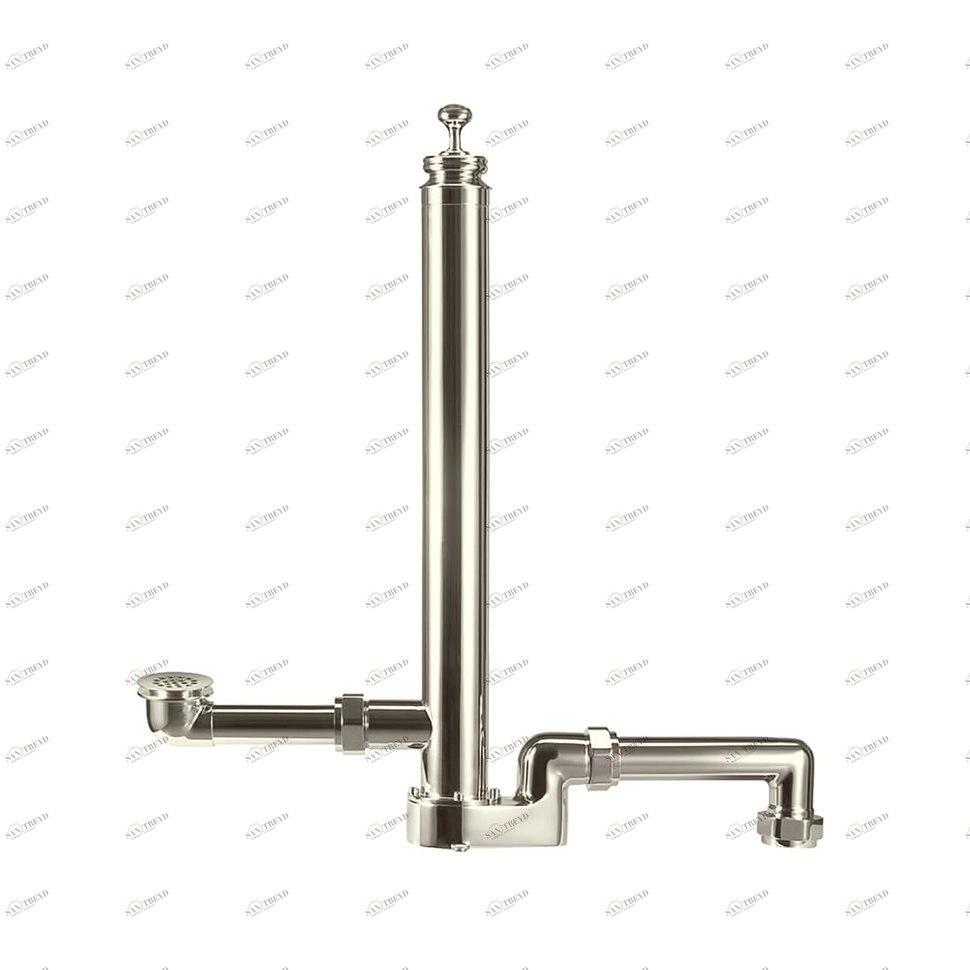 Скрытый слив-перелив "Пожарный гидрант", НИКЕЛЬ Arcade Burlington ARC40