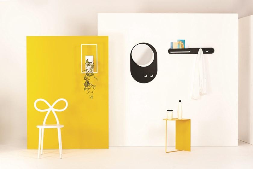 FORMAE Журнальный столик из стали с порошковым покрытием и полкой для журналов Roommate sun-id-1434559 - Вид №6