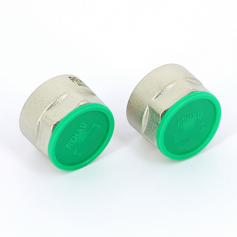 Соединитель обжим-В никелированный для трубы RAUTITAN stabil REHAU 3/4"х20(2,9) 266462003 - Вид №3