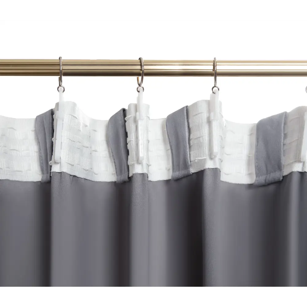 Штора KREAFORTA Manchester бархатная с лентой 200x280 см темно-серый 89405471 STLM-1581223 - Вид №6