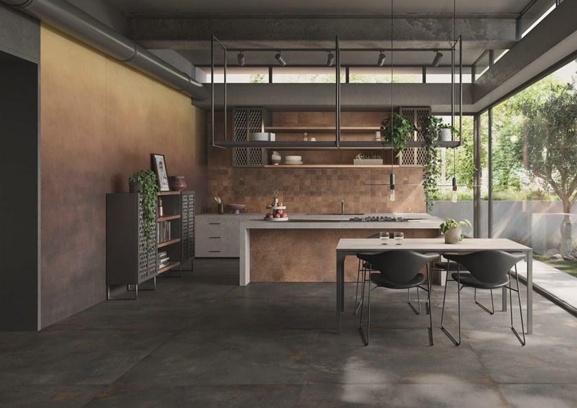 Ceramiche Caesar Стены / напольная плитка из керамогранита под металл sun-id-1449017 - Вид №5