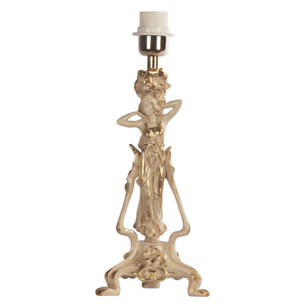 32064,34057 Настольная лампа Флора Айвори Тюссо Амарант BOGACHO 4627138210680, 4627138151082 - Вид №4