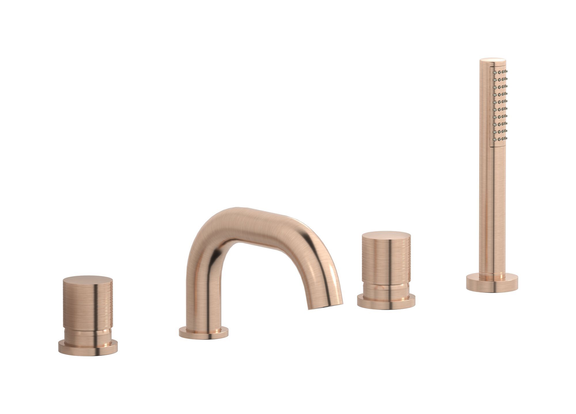 Смеситель для ванны с 4 отверстиями и ручным душем IB винил ARCH-00142656 - Вид №10