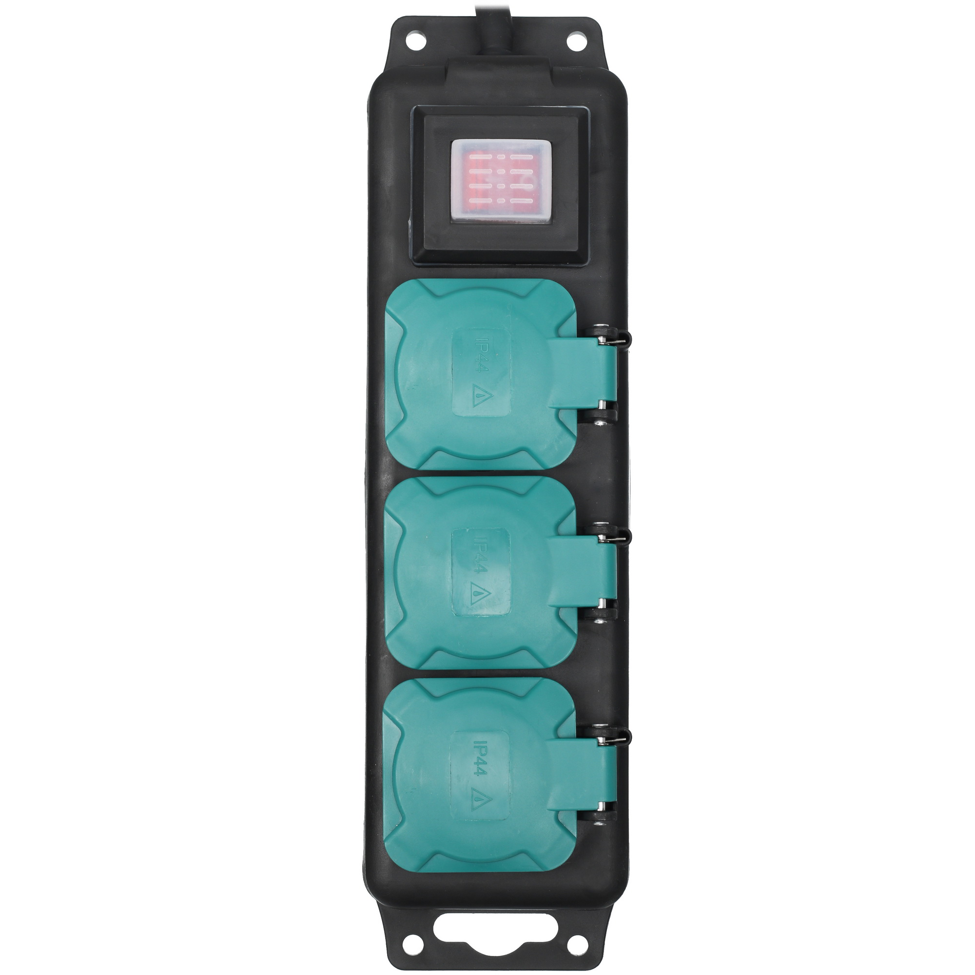 Удлинитель силовой FinePower PDS0422 черный 5086467 STDN-0054708 - Вид №1