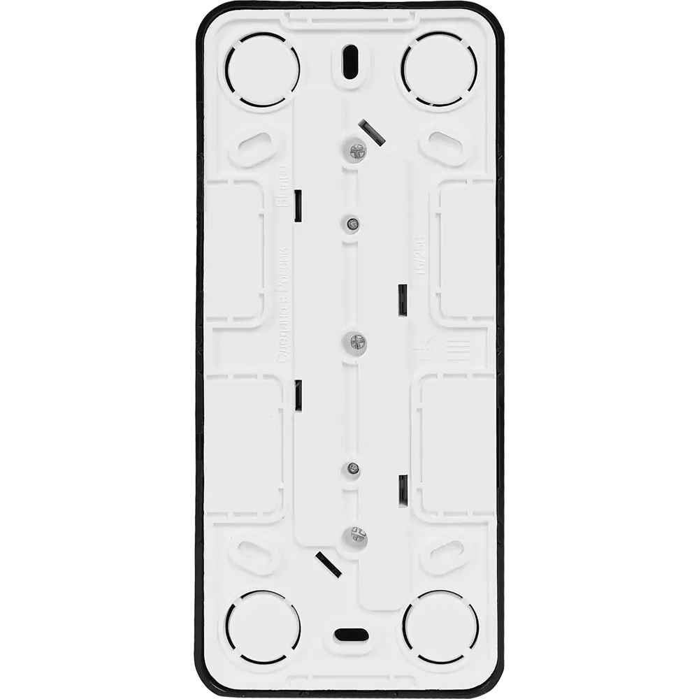 Розетка тройная накладная Schneider Electric Blanca с заземлением цвет антрацит 86720970 STLM-2044359 SYSTEME ELECTRIC - Вид №3
