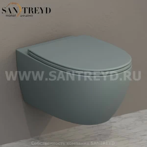 MDS03BL Подвесной унитаз настенный Синий Ceramica Globo 4ALL Италия