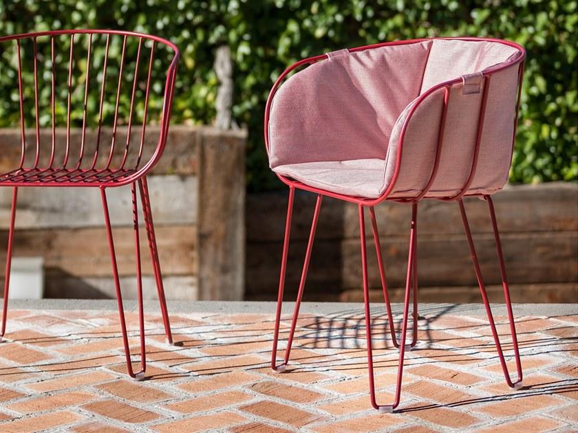 iSimar Стул для сада, штабелируемый в обивке Olivo 9163 - Вид №1