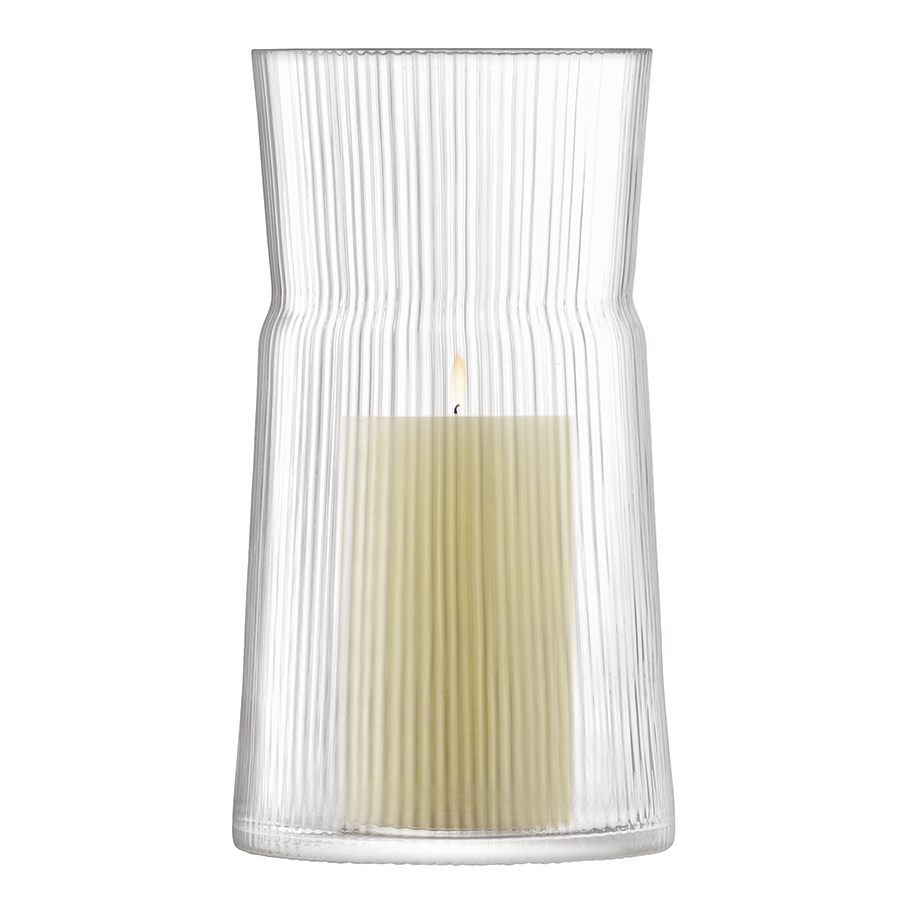 Ваза стеклянная прозрачная 29 см Gio Line LSA INTERNATIONAL - 00-3894921 Прозрачный  - Вид №5