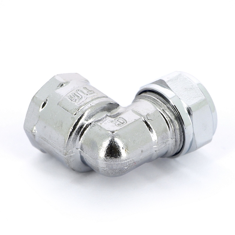 Угол обжим-В хромированный TIEMME 12х1/2" 1130090 - Вид №2