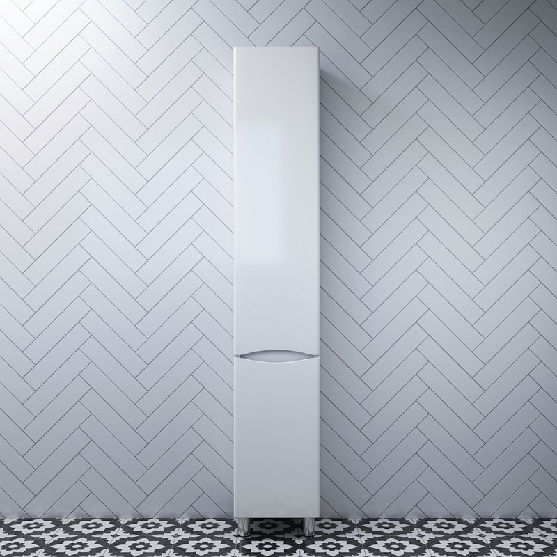 M80CSR0356WG шкаф-колонна напольный правый 35 см двери белый глянец ш AM.PM Like