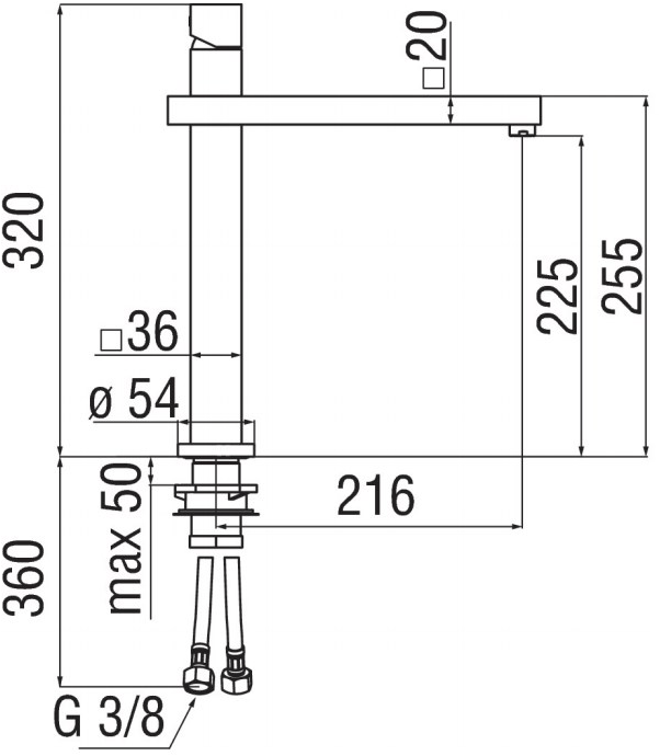 Nobili Rubinetterie Смеситель для кухни хромированный с поворотным изливом Tower Tw00713cr - Вид №1